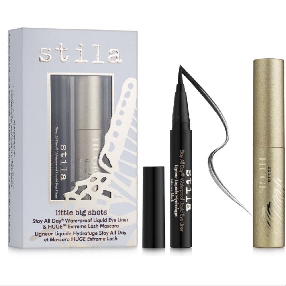 Stila Little Big Shots Eye Liner & Mascara NIB
